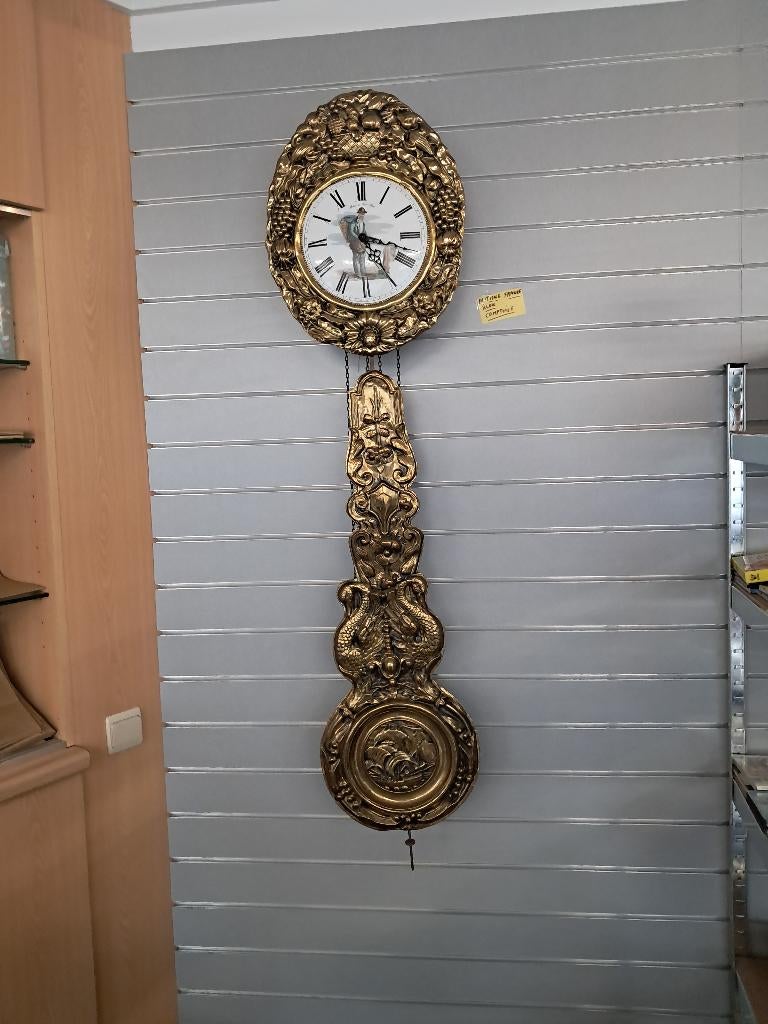 Franse comptoise klok, Antiek en Kunst, Antiek | Klokken, Ophalen