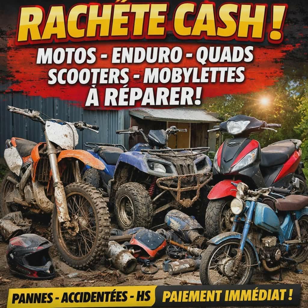 Aankoop motorfietsen alle merken: cross,enduro,quad,scooter, Motoren, Motoren | Yamaha, Particulier, Overig