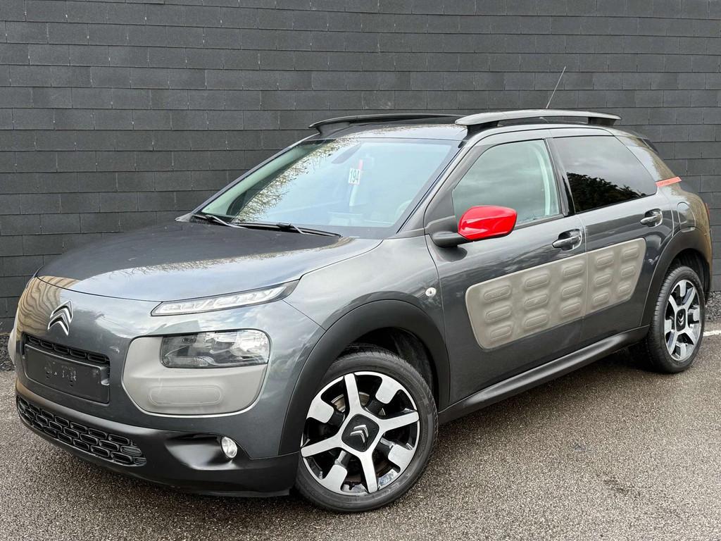 Citroën C4 Cactus 1.6 BlueHDi+AIRCO+NAVI+TOIT PANO+CAMERA+E, Autos, Argent ou Gris, Achat, 1610 kg, Euro 6