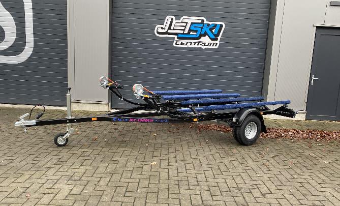 Remorqeu/trailer van jet loader, Moins de 1 500 kg, Enlèvement, Comme neuf, Moins de 6 mètres