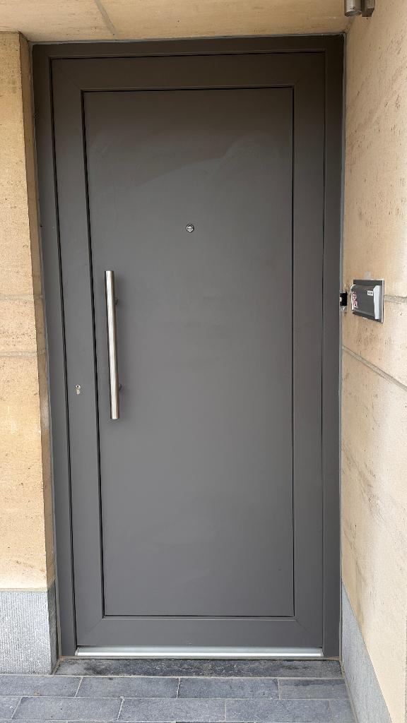 Porte d'entrée en PVC, 75 à 150 cm, Comme neuf, Synthétique, Enlèvement