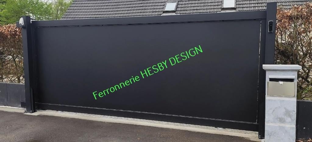 portail Coulissant ,battant neuf qualité prix devis gratuit, Neuf, Enlèvement ou Envoi, Autres matériaux, Porte du jardin