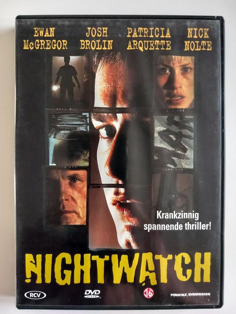 Dvd Nightwatch met Nick Nolte (Actiethriller) AANRADER, Enlèvement ou Envoi, Thriller d'action