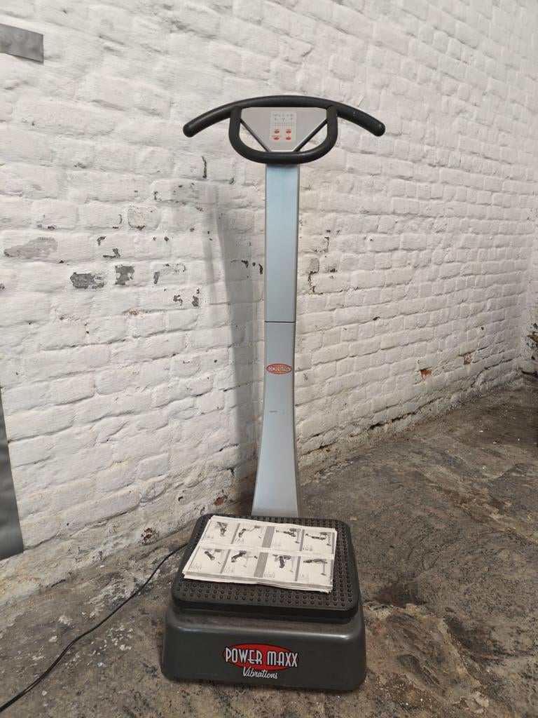 Trilplaat power max vibrations, Sport en Fitness, Fitnessmaterialen, Ophalen