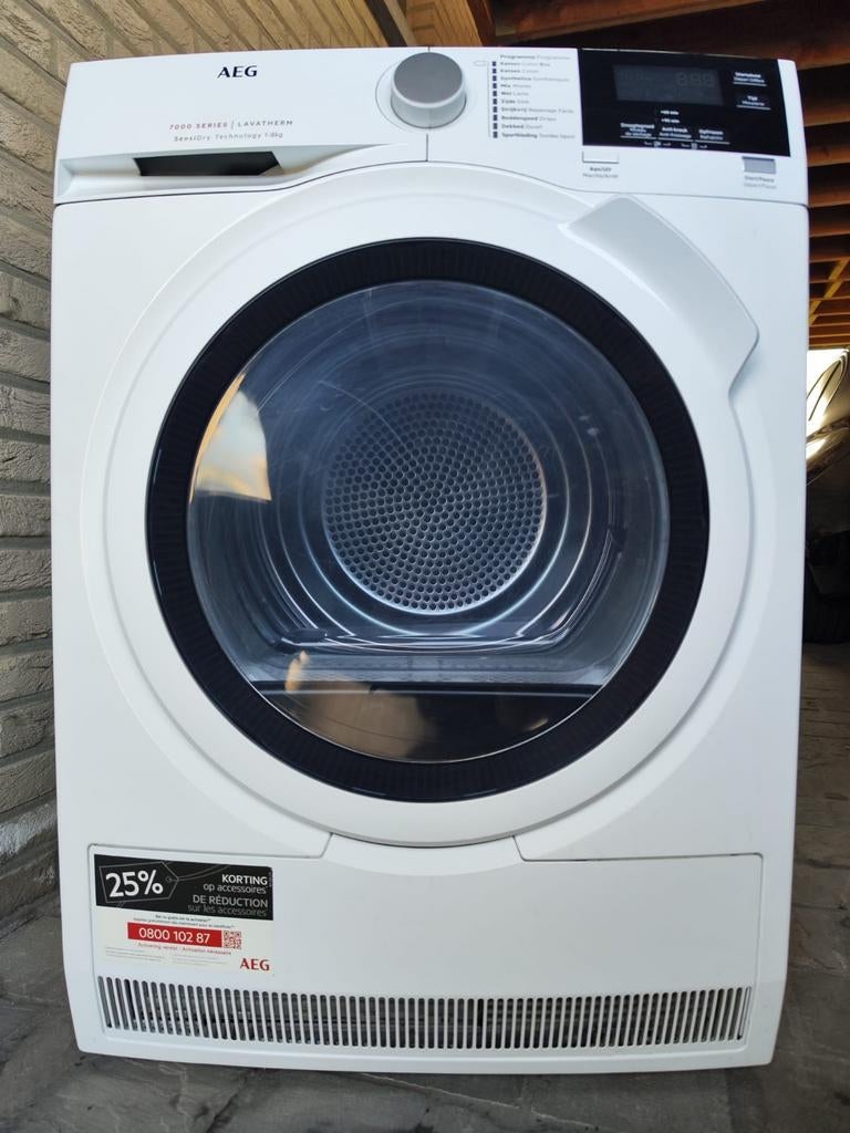 AEG droogkast met warmtepomp 8kg, Enlèvement