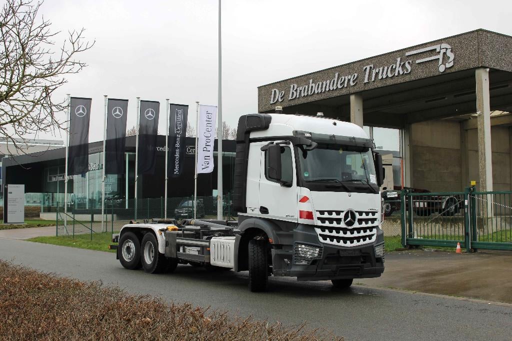 Mercedes 2645 6x2/4 lift & stuuras - 2016 - EURO 6, Automaat, Euro 6, Wit, Mercedes-Benz