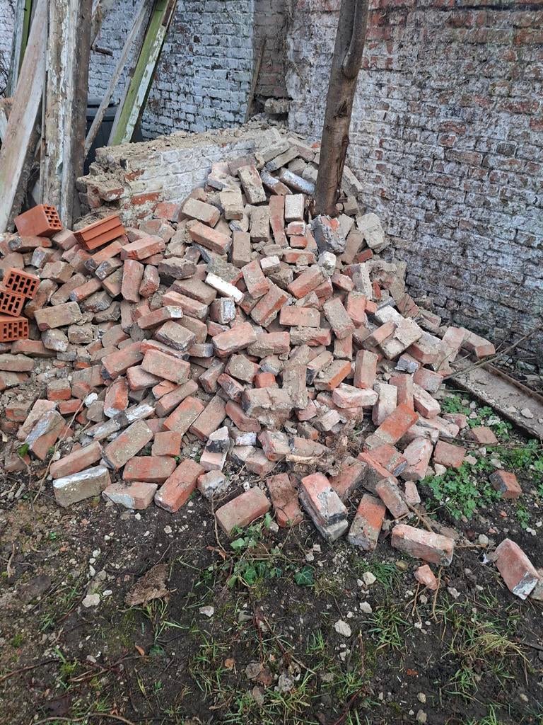 Oude bakstenen, Doe-het-zelf en Bouw, Metselstenen, Ophalen