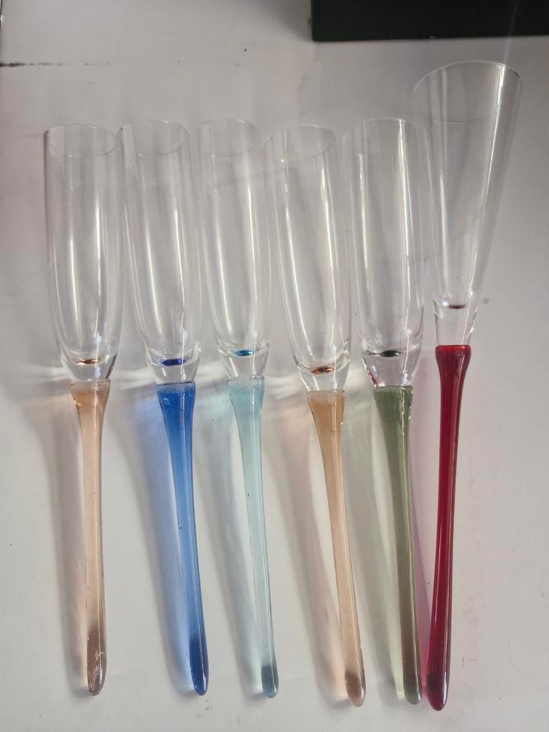 6 coupes à champagne vintage, Collections, Enlèvement