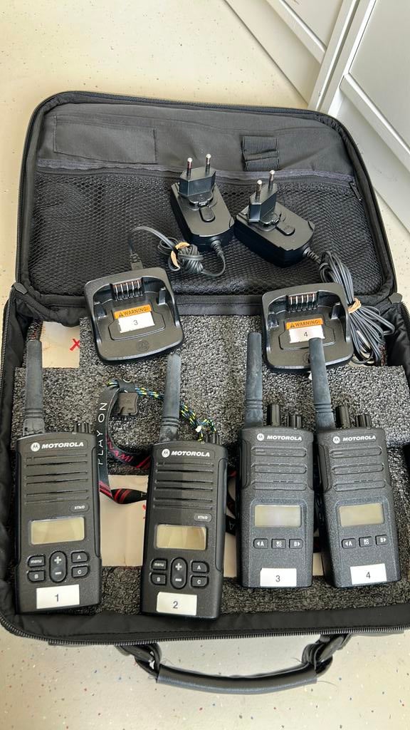 Motorola walkie talkies xtnid 4 stuks, Télécoms, Enlèvement, Comme neuf