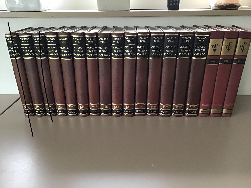 16 delen Winkler Prins Encyclopedisch Jaarboeken 1973 - 1989, Boeken, Encyclopedieën, Zo goed als nieuw, Ophalen of Verzenden