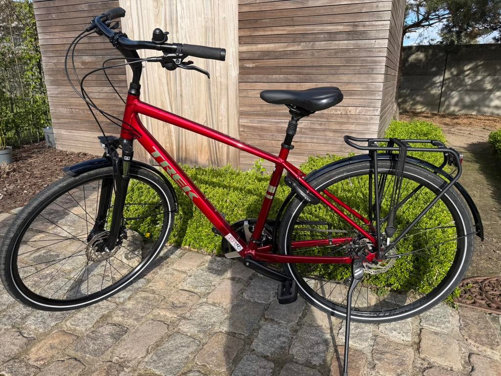 TREK verve herenfiets - topdeal, Ophalen, Zo goed als nieuw, Vering