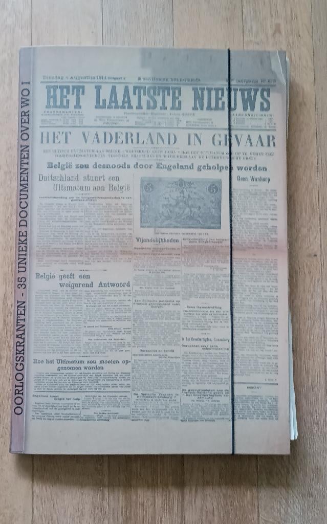 OUDE OORLOGSKRANTEN, Verzamelen, Ophalen, Zo goed als nieuw