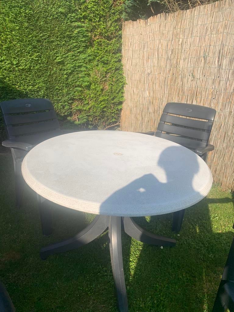 ensemble de 4 chaises de jardin avec table  Hartman, Jardin & Terrasse, Enlèvement, Utilisé