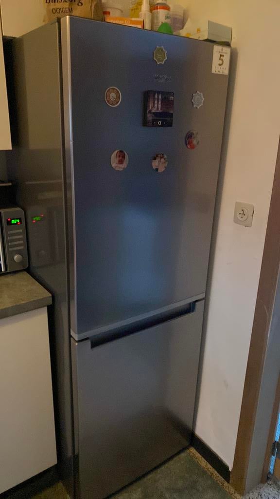 Whirlpool koelkast, Enlèvement, Comme neuf, 60 cm ou plus, 140 à 160 cm