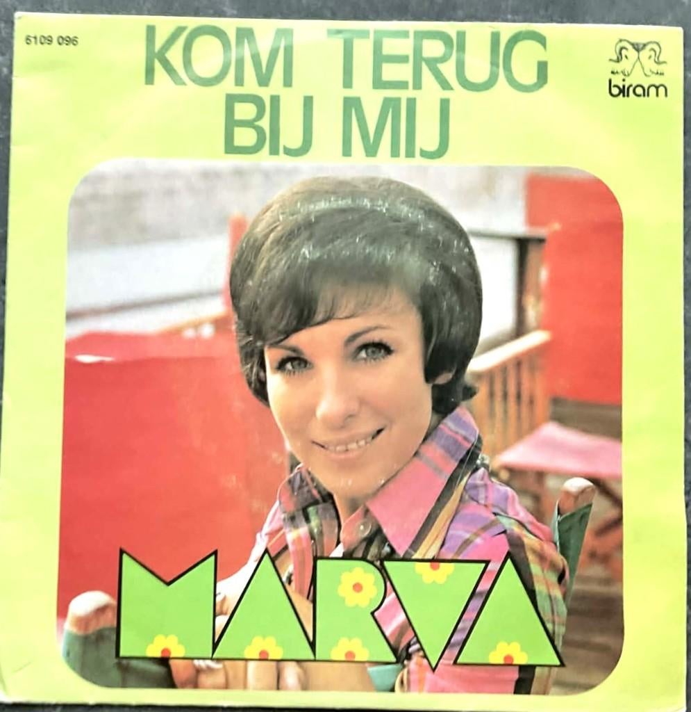 Marva  "Kom terug bij mij", Enlèvement ou Envoi, Comme neuf, Chanson réaliste ou Smartlap