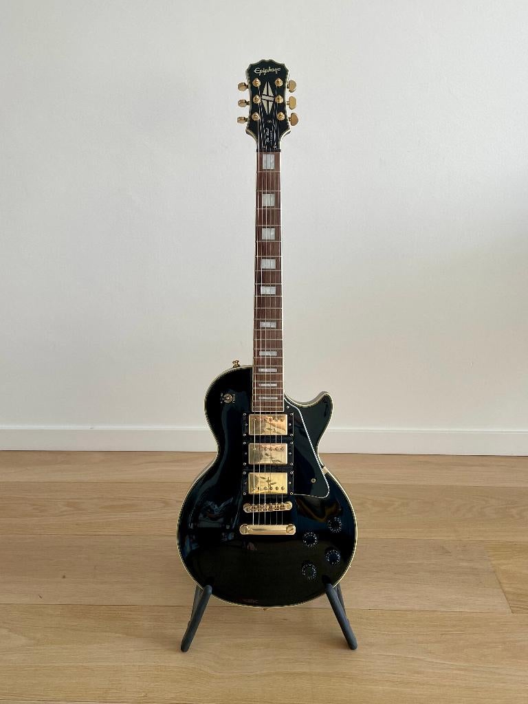 Epiphone Les Paul Black Beauty 3 – inclusief gitaartas, Muziek en Instrumenten, Snaarinstrumenten | Gitaren | Elektrisch, Ophalen