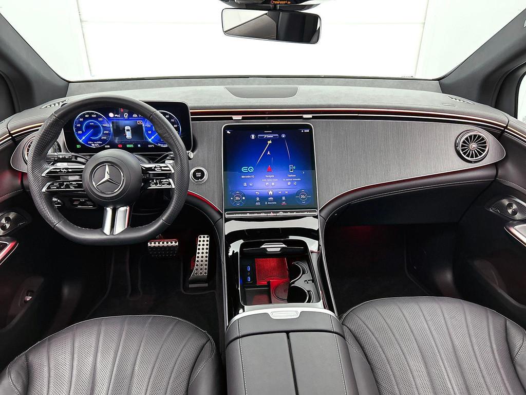 Mercedes-Benz EQE-Klasse 350 4MATIC SUV AMG Line Panoramisch, Auto's, Euro 6, Wit, Leder, SUV of Terreinwagen
