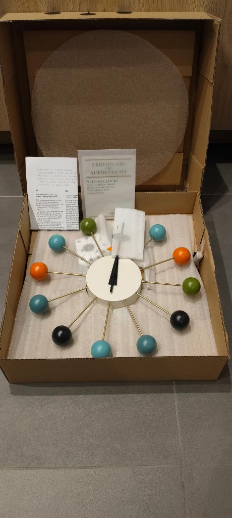 Wandklok George Nelson, Huis en Inrichting, Ophalen, Nieuw, Analoog, Wandklok