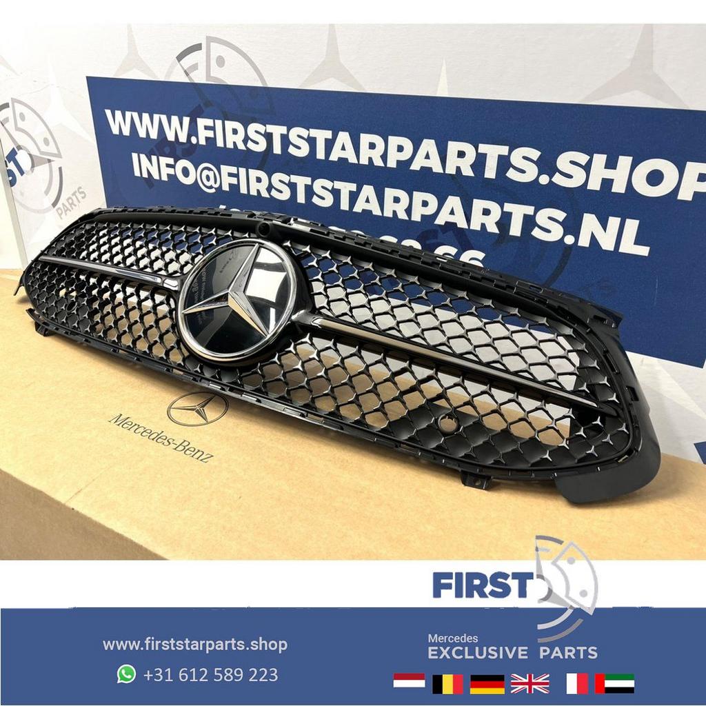 W118 CLA FACELIFT GRIL 2024 AMG LINE VOORBUMPER DIAMOND STAR, Utilisé, -, -, Enlèvement ou Envoi