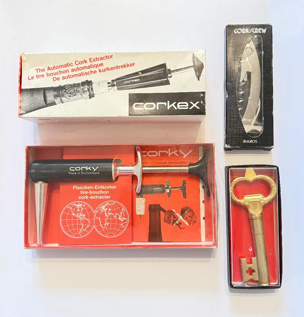 lot van 4 kurkentrekkers, Antiek en Kunst, Ophalen of Verzenden