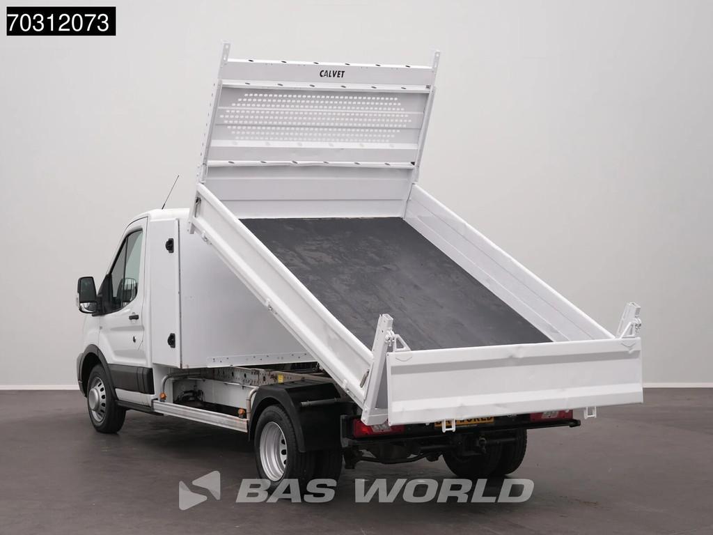 Ford Transit 170pk Kipper met Kist Dubbellucht 3,5t Trekhaak, Achat, Euro 6, Entreprise, Boîte manuelle