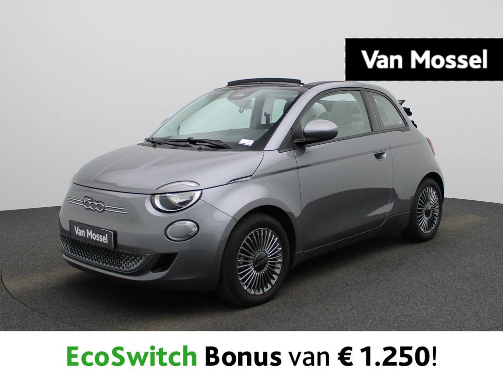 Fiat 500C 500e 42 kWh Icon Cabrio, Autos, Fiat, Argent ou Gris, Achat, 87 kW, Entreprise