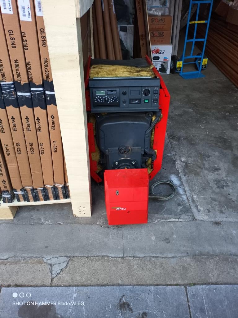 Mazoutketel stookolie boiler brander, Enlèvement