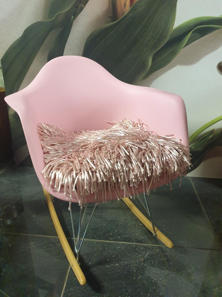 Design schommelstoel met kussen voor volwassenen, Ophalen