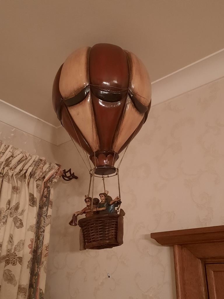 Decoratie vintage luchtballon, Ophalen of Verzenden