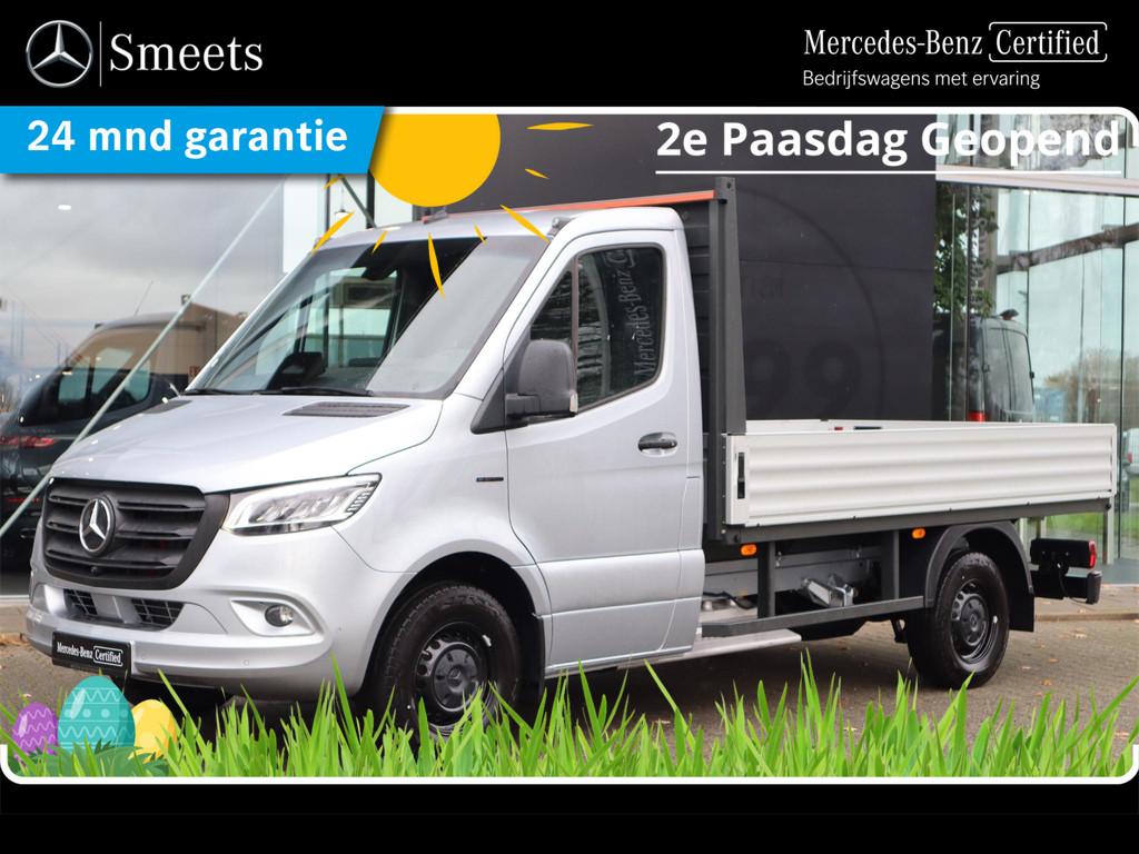 Mercedes-Benz eSprinter 320 L2 OPEN LAADBAK TREKHAAK, Autos, 81 kWh, Achat, 300 km, Entreprise