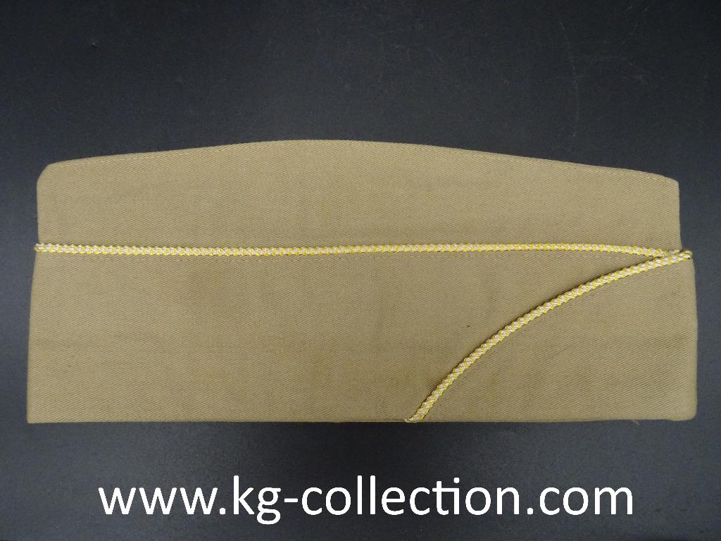 Amerikaanse garrison cap Finance Department wo2, Ophalen of Verzenden, Overige soorten, Helm of Baret