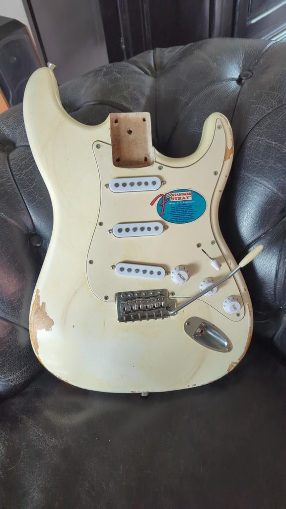Stratocaster body - aged white - relic, Muziek en Instrumenten, Instrumenten | Onderdelen, Ophalen of Verzenden