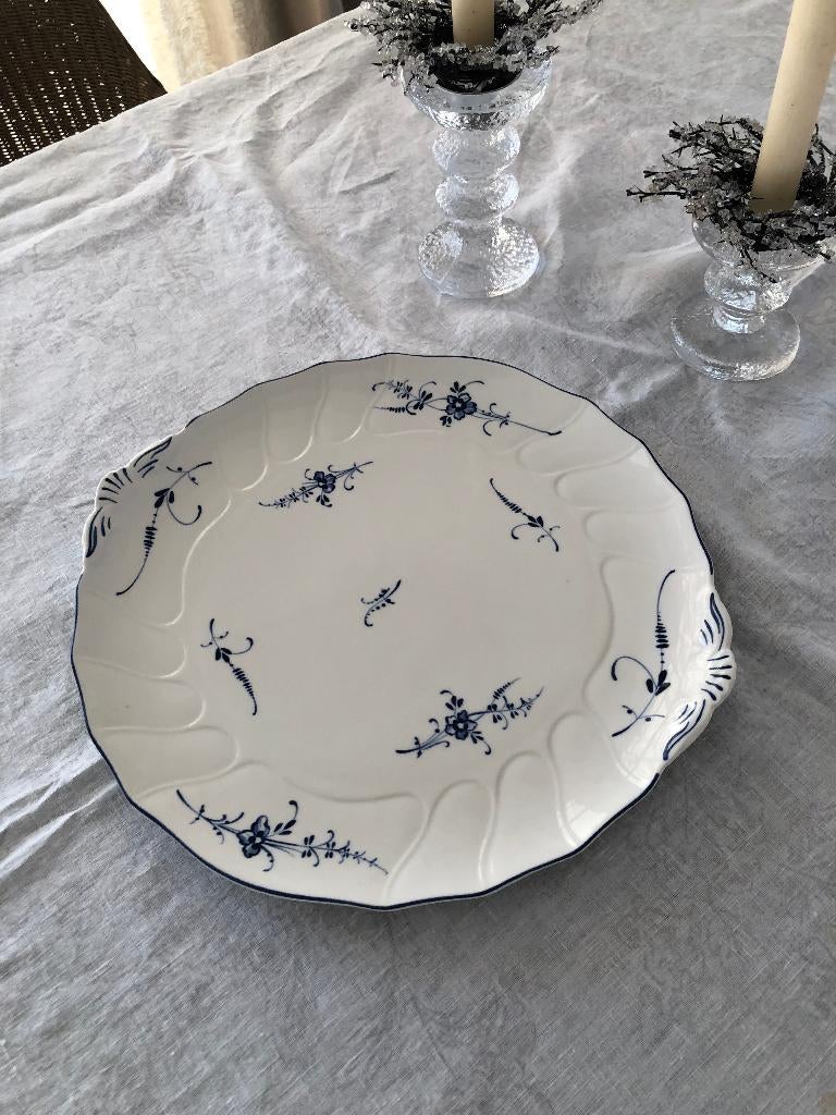 Plat rond , Vieux Luxembourg, Villeroy & Boch", Antiquités & Art, Enlèvement ou Envoi