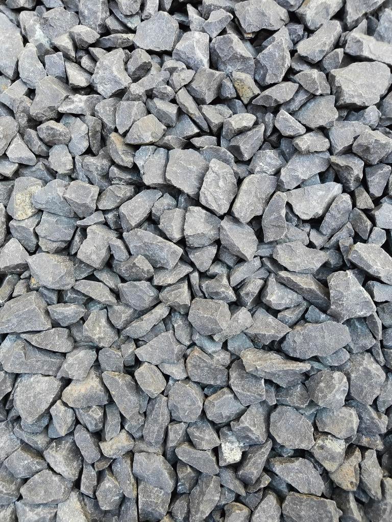 Gratis blauw/ donkergrijze stenen, Tuin en Terras, Schuttingen, Ophalen