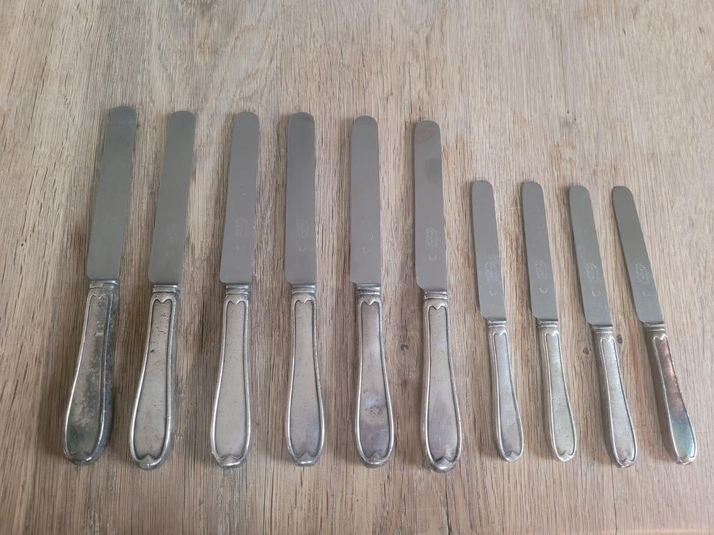 Wiskemann messenset voor goudsmid, Antiek en Kunst, Antiek | Bestek, Ophalen of Verzenden