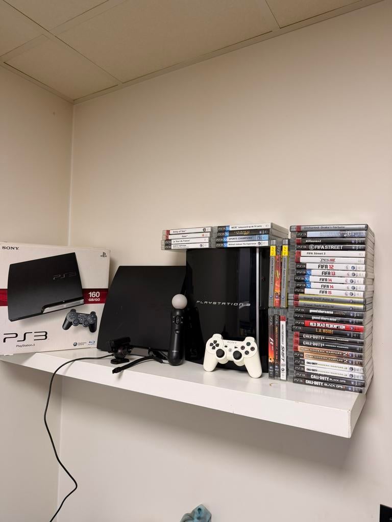 Playstation 3 BUNDLE ( Werkt perfect ), Games en Spelcomputers, Spelcomputers | Sony PlayStation 3, Ophalen, Zo goed als nieuw