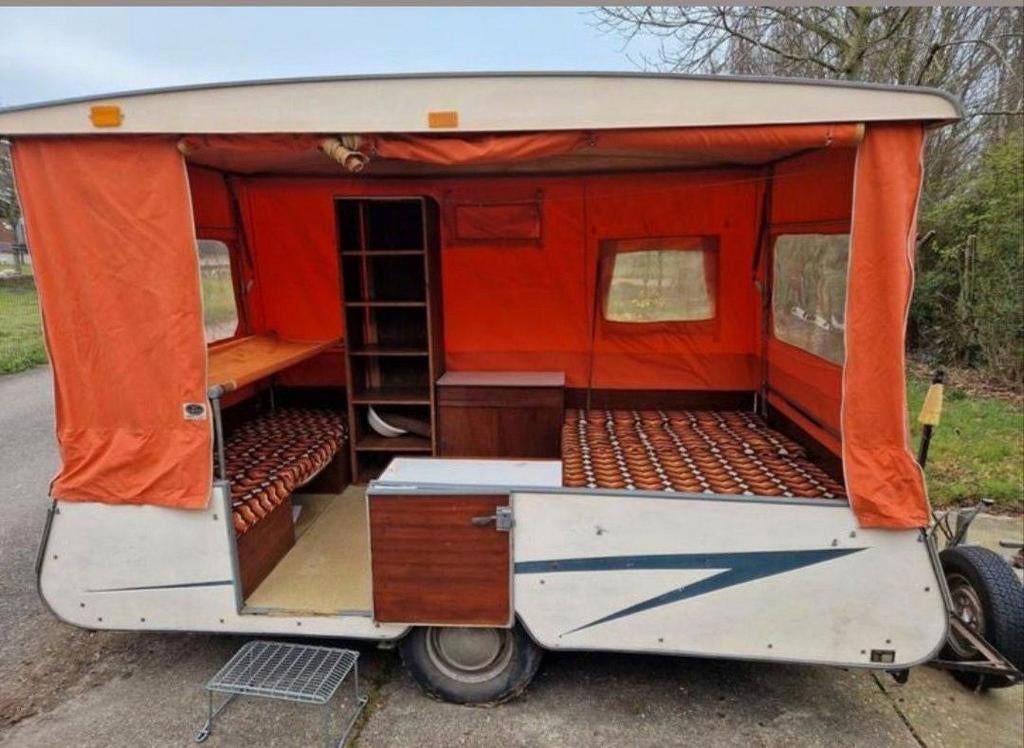 RETRO VOUWWAGEN PARADISO 1970, Caravans en Kamperen, Vouwwagens, Ophalen