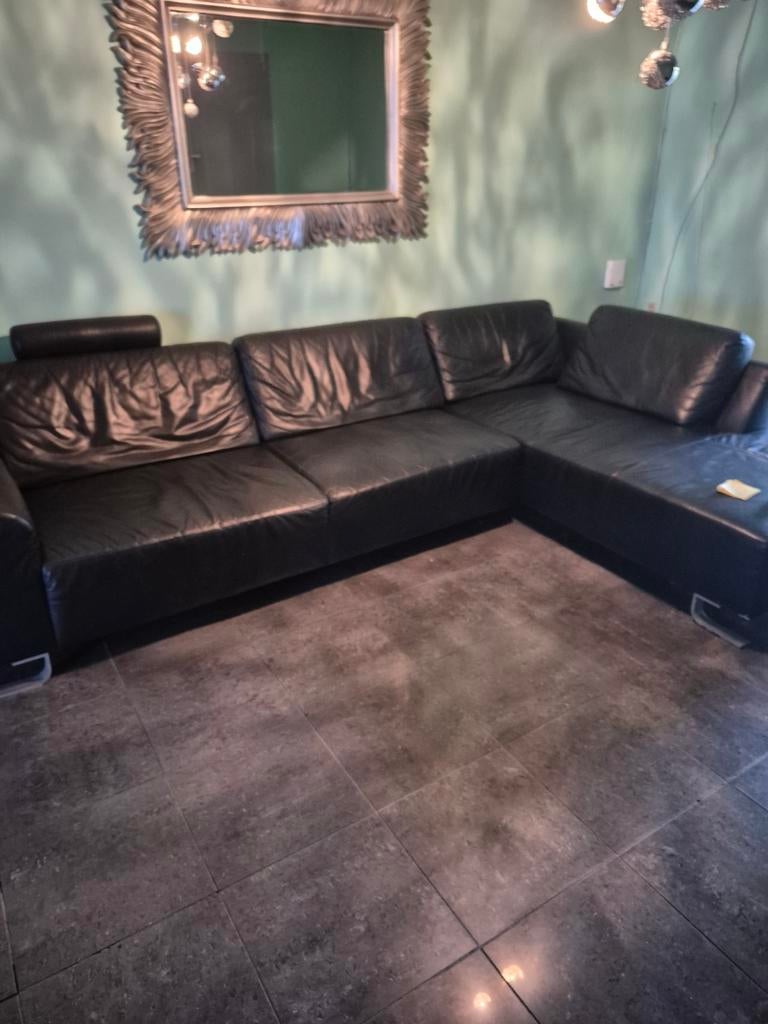 Salon d'angle, Enlèvement, Cuir