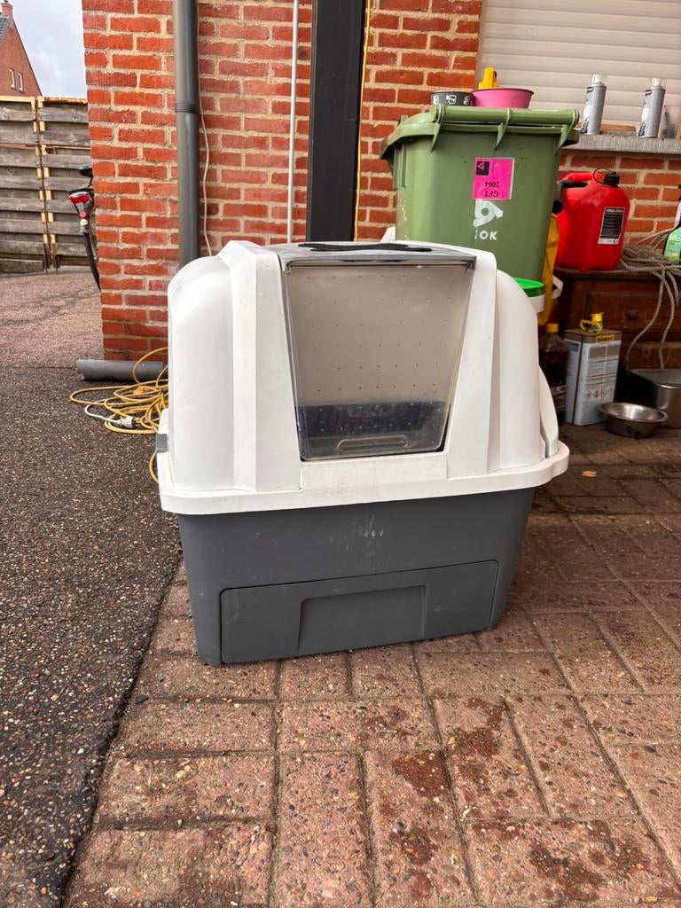 Kattenbak moet dringend weg, Dieren en Toebehoren, Ophalen, Zelfreinigend, Gebruikt, Gesloten