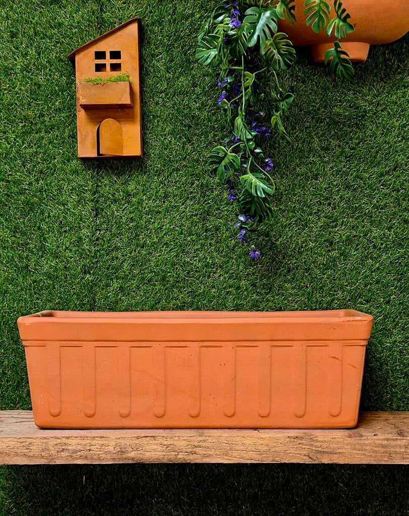Italiaanse rechthoekige terracotta bloempotten 50 cm, Tuin en Terras, Ophalen