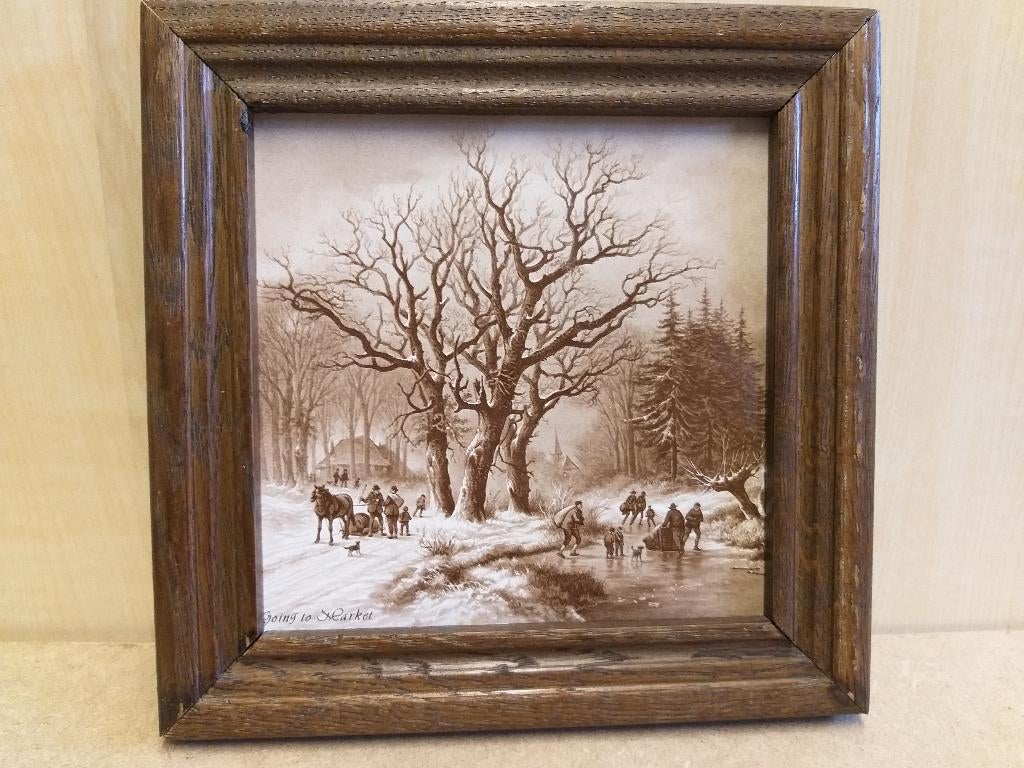 Céramique  encadrée, Enlèvement ou Envoi