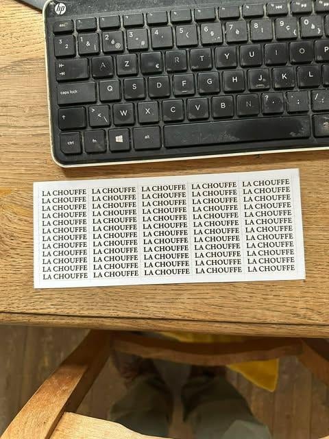 La Chouffe set sticker klein, Verzamelen, Ophalen of Verzenden, Nieuw, Overige typen, Overige merken