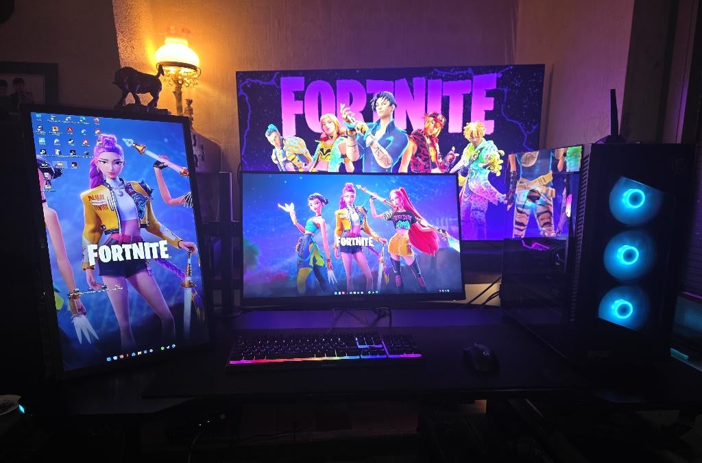 Intel i9 10900k Msi Rtx 3080 Suprim gaming-pc met 2 schermen, Computers en Software, Met monitor, Gebruikt, Asus, Intel Core i9