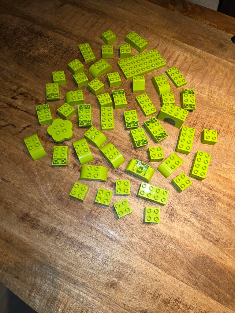 50 groene lego duplo blokken, Kinderen en Baby's, Speelgoed | Duplo en Lego, Ophalen of Verzenden, Duplo