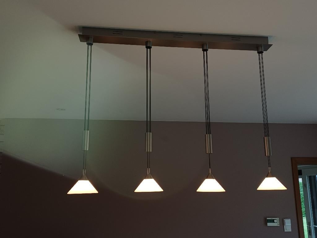 Verlichting woonkamer, Huis en Inrichting, Ophalen, Zo goed als nieuw, Glas, Modern