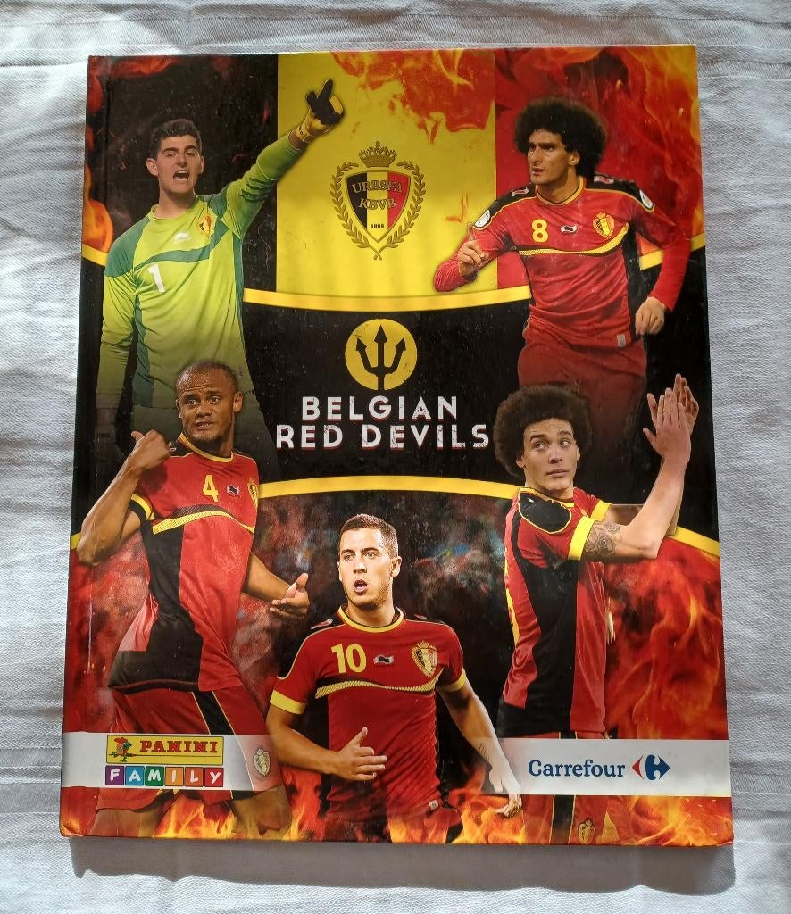 Album de Panini: Belgian Red Devils (2014), Enlèvement ou Envoi, Comme neuf, Autocollants et Photos