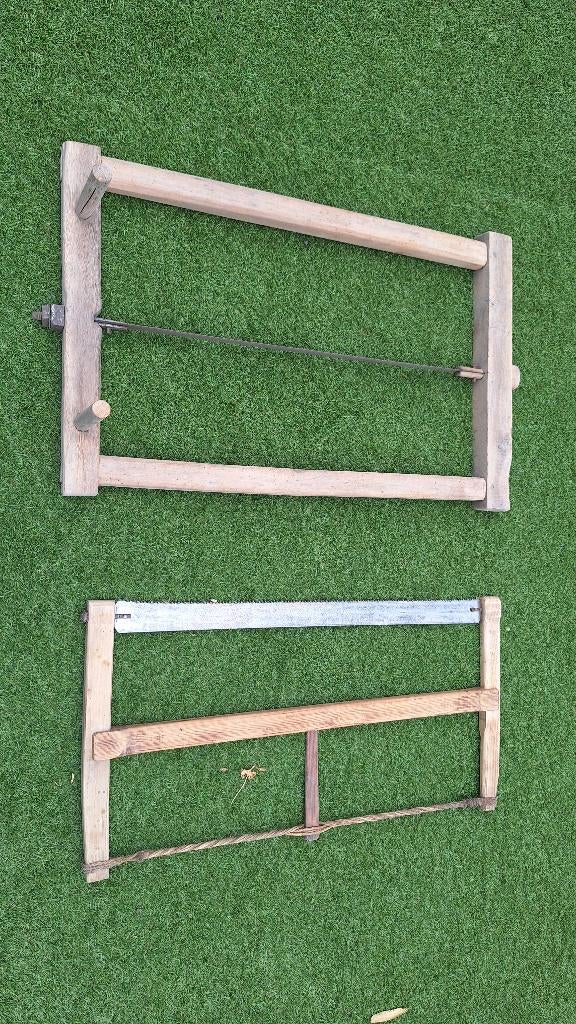 Antieke raamzagen / boogzagen zeer mooie staat, Antiek en Kunst, Antiek | Gereedschap en Instrumenten, Ophalen