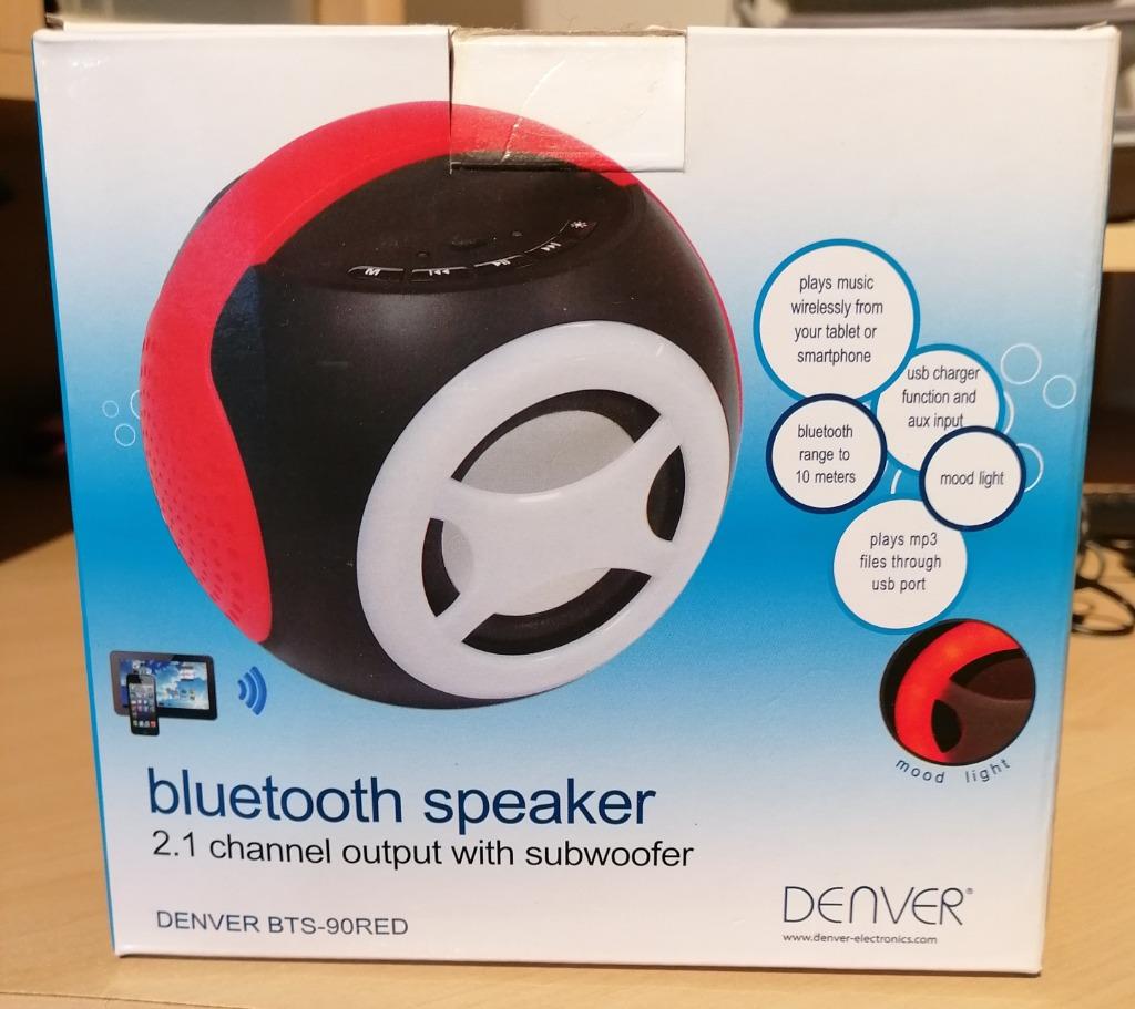 DENVER draagbaar luidspreker met usb stick aansluiting, Overige merken, Overige typen, Ophalen of Verzenden, Zo goed als nieuw