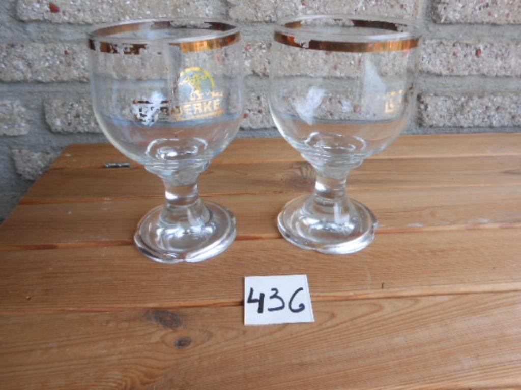 ijsboerke  glas coupe, Verzamelen, Glas en Drinkglazen, Ophalen of Verzenden, Gebruikt, Bierglas