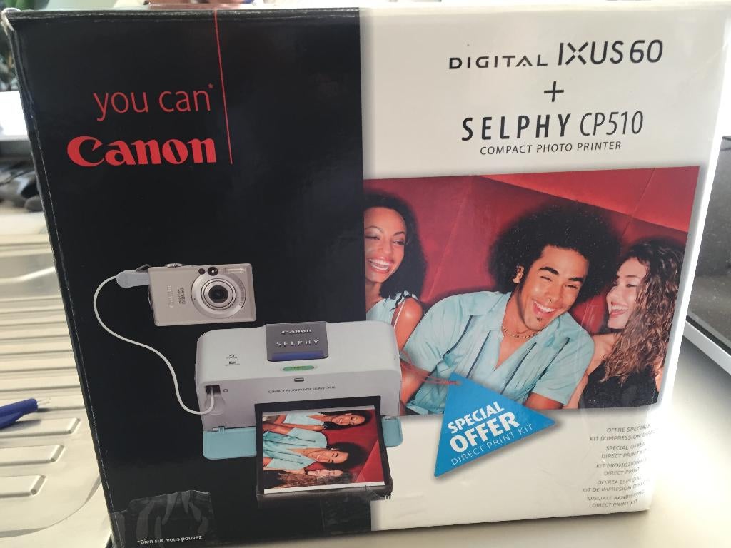 Canon Selphy CP510 Fotoprinter, Computers en Software, Printers, Ophalen, Zo goed als nieuw, Fotoprinter, Canon